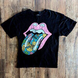 Rolling Stones Hot Lips Psychedelic Tongue T-shirt - L/XL